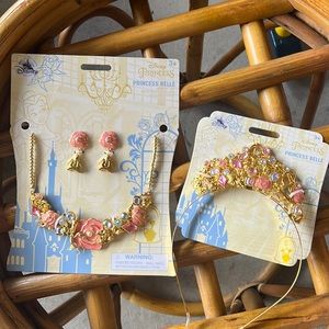 Disney Princess “Belle” Jewelry Set and Tiara